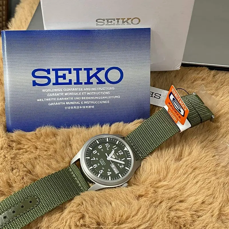 Seiko 5 Sports Automatic Green Dial Men's Watch | SNZG09J1